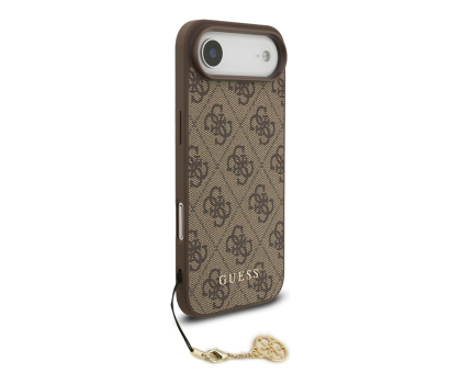 Etui / obudowa na smartfona Guess 4G Charms Collection MagSafe do iPhone Air brązowy