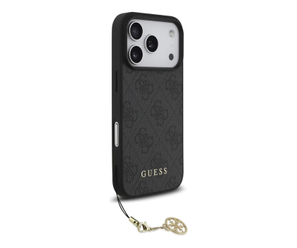 Etui / obudowa na smartfona Guess 4G Charms Collection MagSafe do iPhone 17 Pro czarny