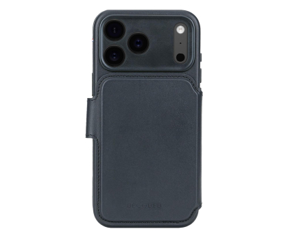 Etui / obudowa na smartfona Decoded Leather Detachable Wallet, iPhone 17 Pro, Navy Shadow