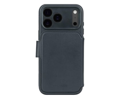 Etui / obudowa na smartfona Decoded Leather Detachable Wallet, iPhone 17 Pro Max, Navy Shadow