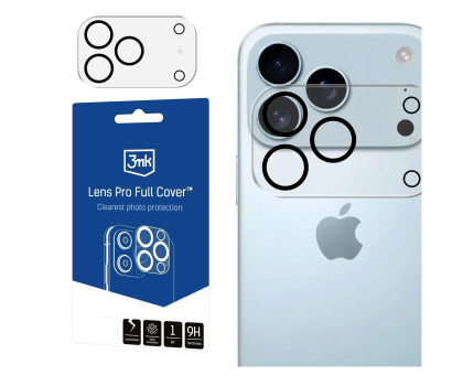 Folia / szkło na smartfon 3mk Lens Pro Full Cover do iPhone 17 Pro