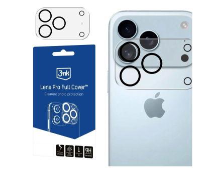 Folia / szkło na smartfon 3mk Lens Pro Full Cover do iPhone 17 Pro Max