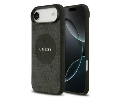Etui / obudowa na smartfona Guess 4G Circle Classic Logo MagSafe do iPhone Air czarny