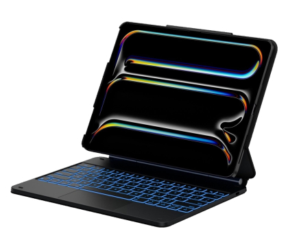 Etui na tablet TYPECASE Etui Edge + z klawiaturą do iPad Air 13" M2/M3/M4 czarny