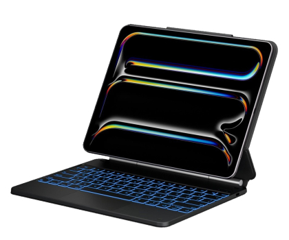Etui na tablet TYPECASE Etui Edge z klawiaturą do iPad Air 13" M2/M3/M4 czarny