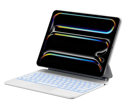 Etui na tablet TYPECASE Etui Edge z klawiaturą do iPad Pro 13" 2024/2025 biały