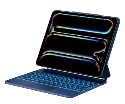 Etui na tablet TYPECASE Etui Edge z klawiaturą do iPad Pro 13" 2024/2025 błękitny