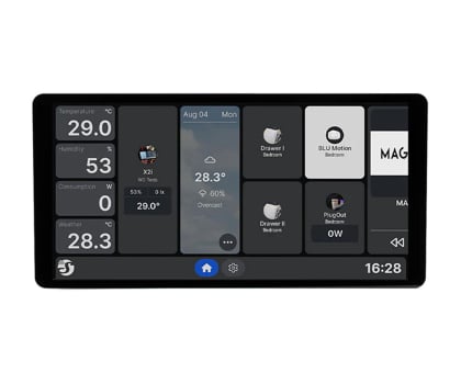 Panel sterujący Shelly Panel sterowania X2i WiFi/BLU (srebrny)