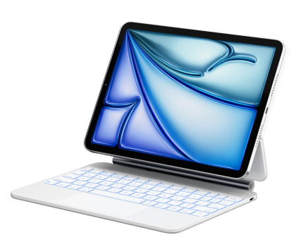 Etui na tablet TYPECASE Etui Edge z klawiaturą do iPad Air 11" M2/M3/M4 biały