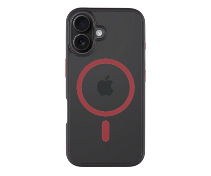 Etui / obudowa na smartfona Tactical MagForce Hyperstealth 2.0 Kryt pro Apple iPhone 16 Black/Red