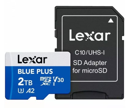 Karta pamięci microSD Lexar 2TB microSDXC Blue Plus UHS-I A2 V30