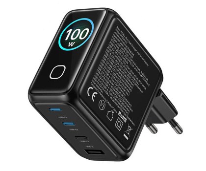 Ładowarka do smartfonów Unitek Ładowarka GaN z wyświetlaczem Rexo 100W