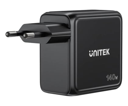 Ładowarka do smartfonów Unitek Ładowarka GaN z wyświetlaczem Rexo 140W
