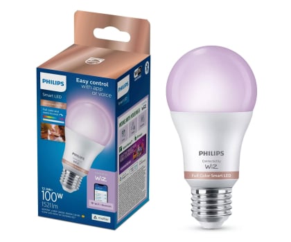 Inteligentna żarówka Philips Inteligentna Żarówka LED E27 RGB A60 100W 1521lm 2200-6500K