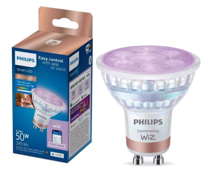 Inteligentna żarówka Philips Inteligentna Żarówka LED GU10 RGB Reflektor 50W 2200-6500K