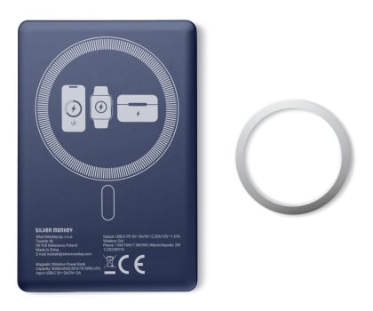 Powerbank Silver Monkey Smart 5 000 mAh MagSafe UltraSlim 3w1 Głębinowy błękit
