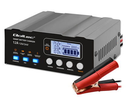 Ładowarki do akumulatorów Qoltec Inteligentna ładowarka AGM GEL 12V/24V, Funkcja naprawy