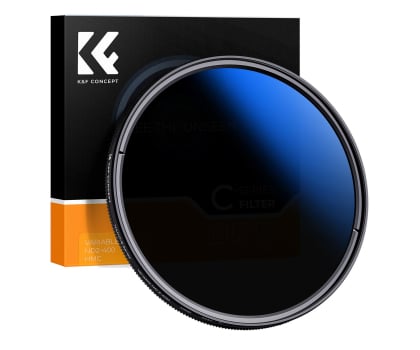 Filtr fotograficzny K&F Concept Nano-C HMC Fader ND2-400 - 82 mm