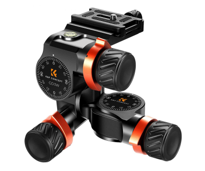 Głowica do statywu K&F Concept 3D z przekładnią zebątą GD3W