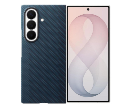 Etui / obudowa na smartfona Samsung Carbon Magnet do Fold Ultra granatowy