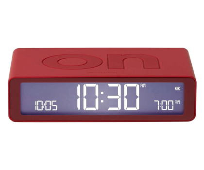 Budzik i radiobudziki LEXON Flip Classic Red LR157R4