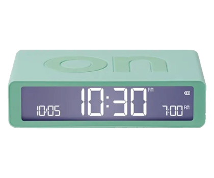 Budzik i radiobudziki LEXON Flip Classic Mint LR157M1