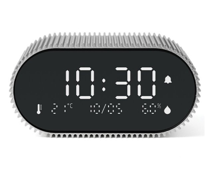 Budzik i radiobudziki LEXON Ray Clock Aluminum LR155RA3