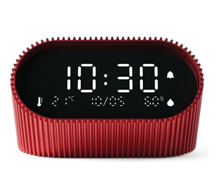 Budzik i radiobudziki LEXON Ray Clock Saguine Red LR155SR3
