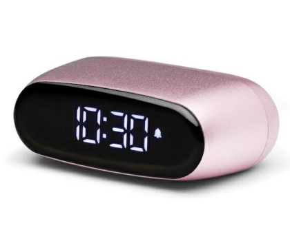 Budzik i radiobudziki LEXON Minut Light Pink LR154LP