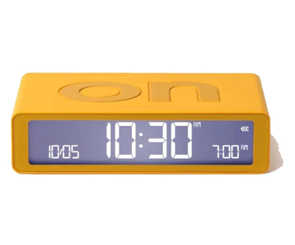 Budzik i radiobudziki LEXON Flip Classic Yellow LR157J9