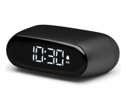 Budzik i radiobudziki LEXON Minut Black LR154N