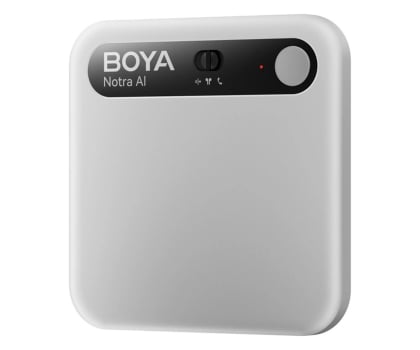 Dyktafon Boya Dyktafon AI Notra Srebrny