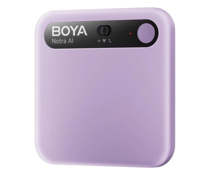 Dyktafon Boya Dyktafon AI Notra Fioletowy