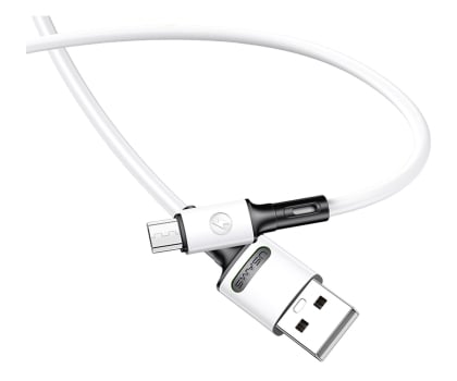 Kabel USB USAMS Kabel U52 microUSB 2A Fast Charge 1m biały SJ435USB01