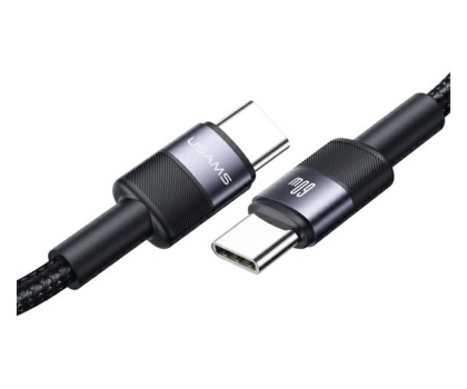 Kabel USB USAMS Kabel USB-C na USB-C 60W 1,2m Aluminum