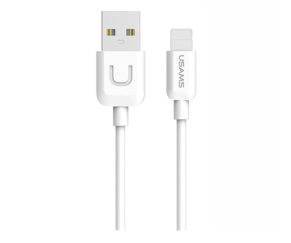 Kabel Lightning USAMS Kabel U-Turn lightning 1mbiały 2A