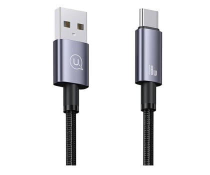 Kabel USB USAMS Kabel USB na USB-C 3A 1,2m Fast Charging stalowy