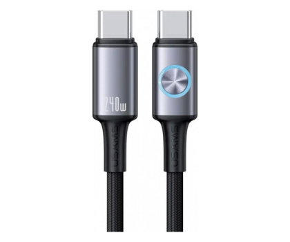 Kabel USB USAMS Kabel 240W USB-C do USB-C 1,2m stalowy