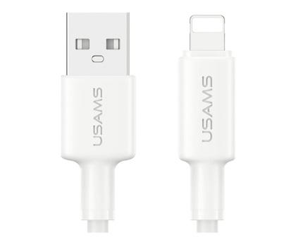 Kabel Lightning USAMS Kabel U90 2,4A USB-A do Lightning biały
