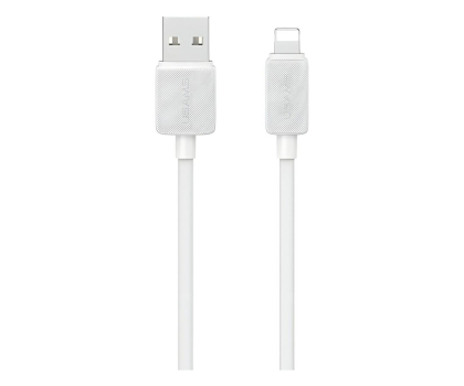 Kabel Lightning USAMS Kabel 2,4A USB-A do Lightning 1m biały