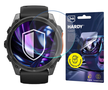 Folia ochronna na smartwatcha 3mk Hardy Fusion Watch Protection do Garmin Fenix 8 Pro 51mm (Am