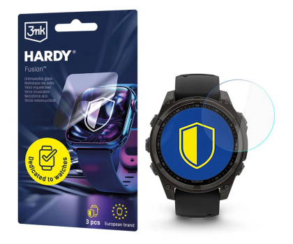Folia ochronna na smartwatcha 3mk Hardy Fusion Watch Protection do Garmin Fenix 8 Solar/Sapphi