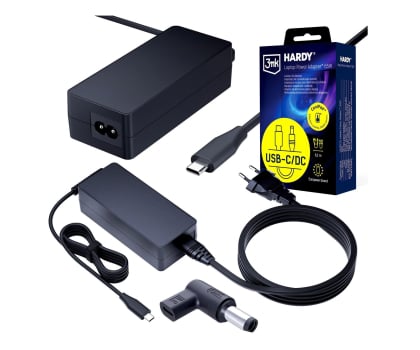 Zasilacz do laptopa 3mk Hardy Laptop PowerAdapter Dell 20V USB-C DC 7.4 x 5.0