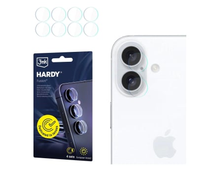 Folia / szkło na smartfon 3mk Hardy Fusion Lens Protection do Apple iPhone 16 Plus