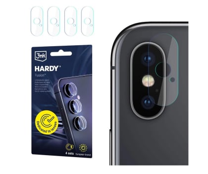 Folia / szkło na smartfon 3mk Hardy Fusion Lens Protection do Apple iPhone X