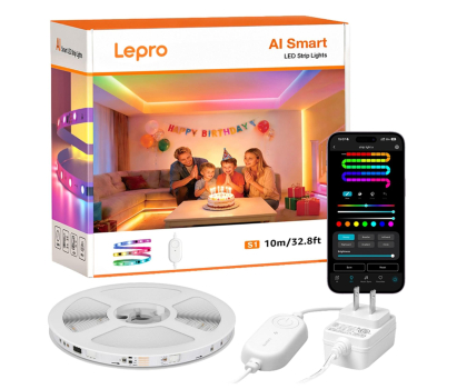 Inteligentna taśma LED Lepro Taśma LED S1 10m Wi-Fi Bluetooth RGBIC