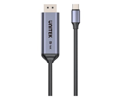 Kabel DisplayPort Unitek Dwukierunkowy kabel USB-C - DisplayPort 16K 80Gbps HDR 1,8m
