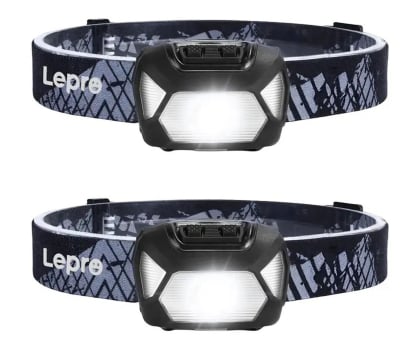 Inteligentna lampa Lepro Zestaw 2x latarka czołowa 320015-2 200lm na baterie