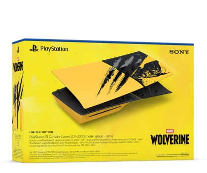 Etui i folia do konsoli Sony Osłona PlayStation 5 – limited edition Marvel’s Wolverine