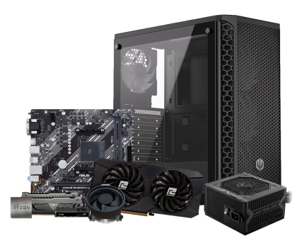 Desktop Polecany zestaw Ryzen 5 5600/32GB /512GB/RX 7600 8GB